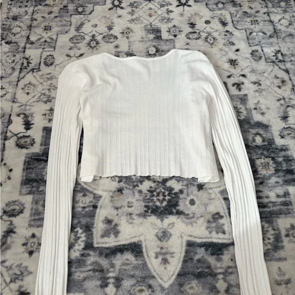 Garage Ribbed Courtney Cardigan - Picture 3 of 3